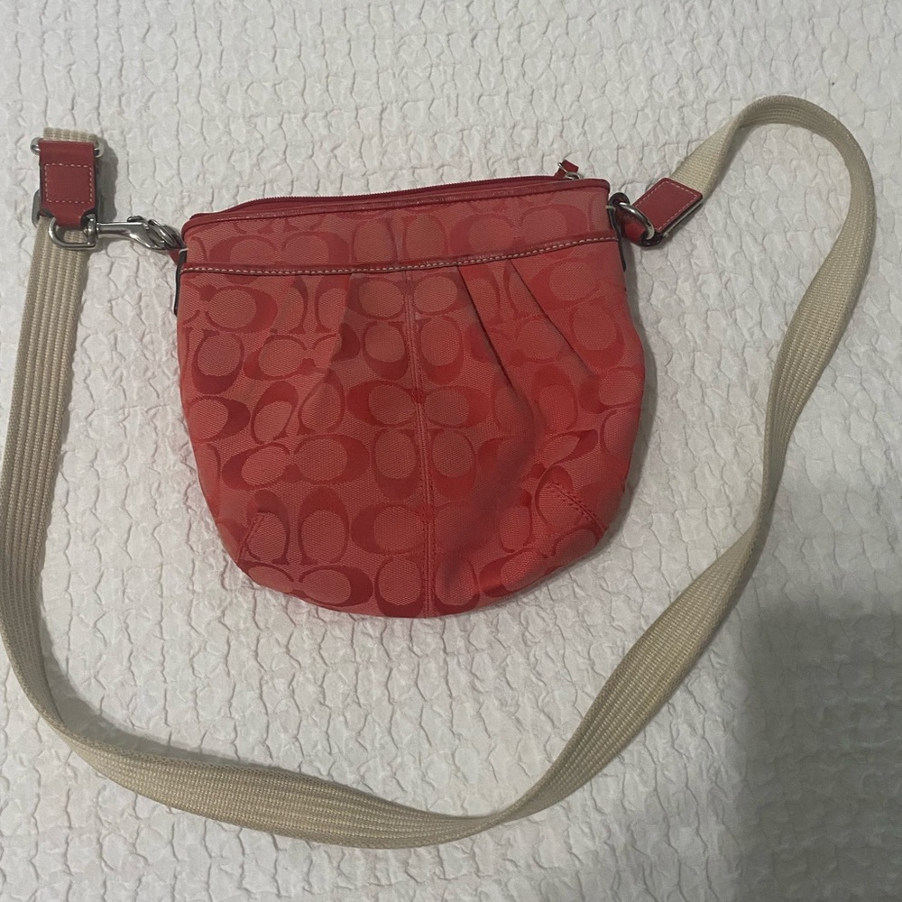 Coach Canvas Crossbody Purse